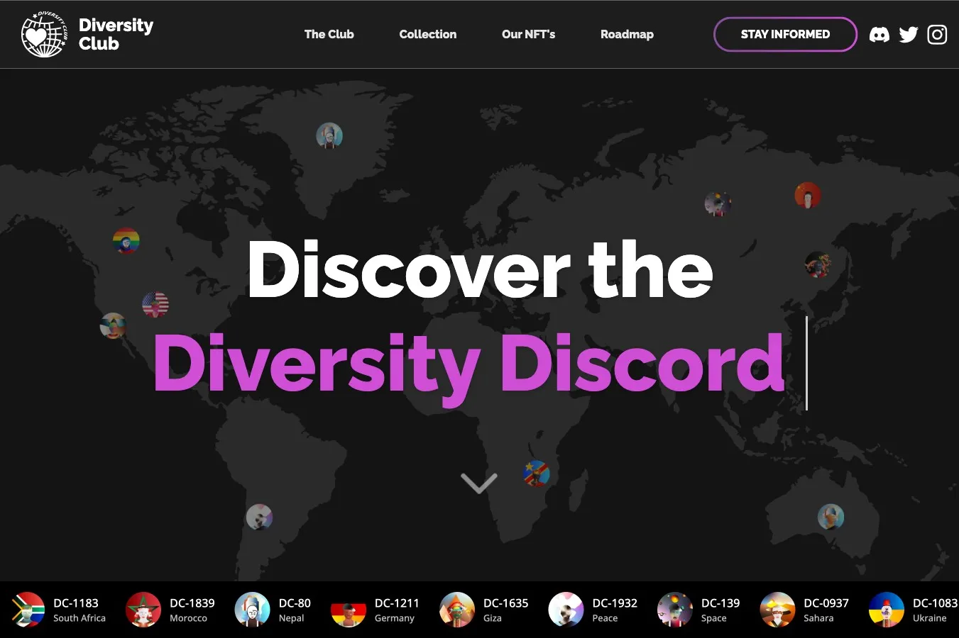 Diversity Club – NFT-Kollektion<br>& Community-Plattform - Image 1