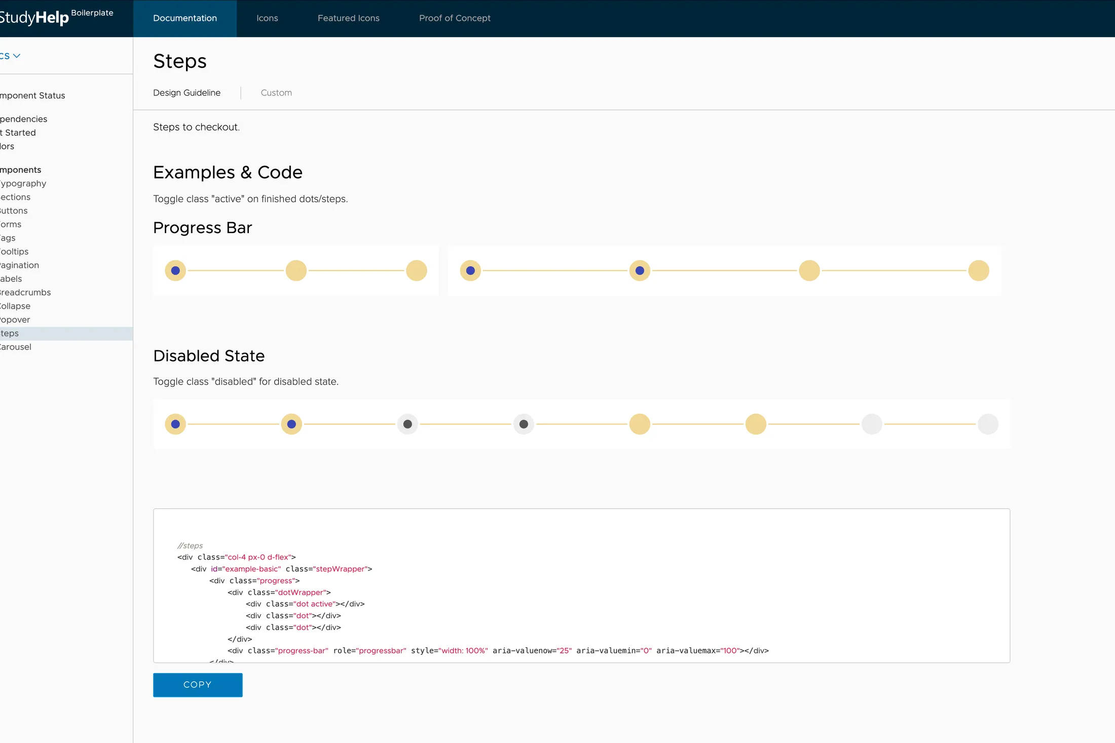StudyHelp – UI-Boilerplate & Design-System - Image 1