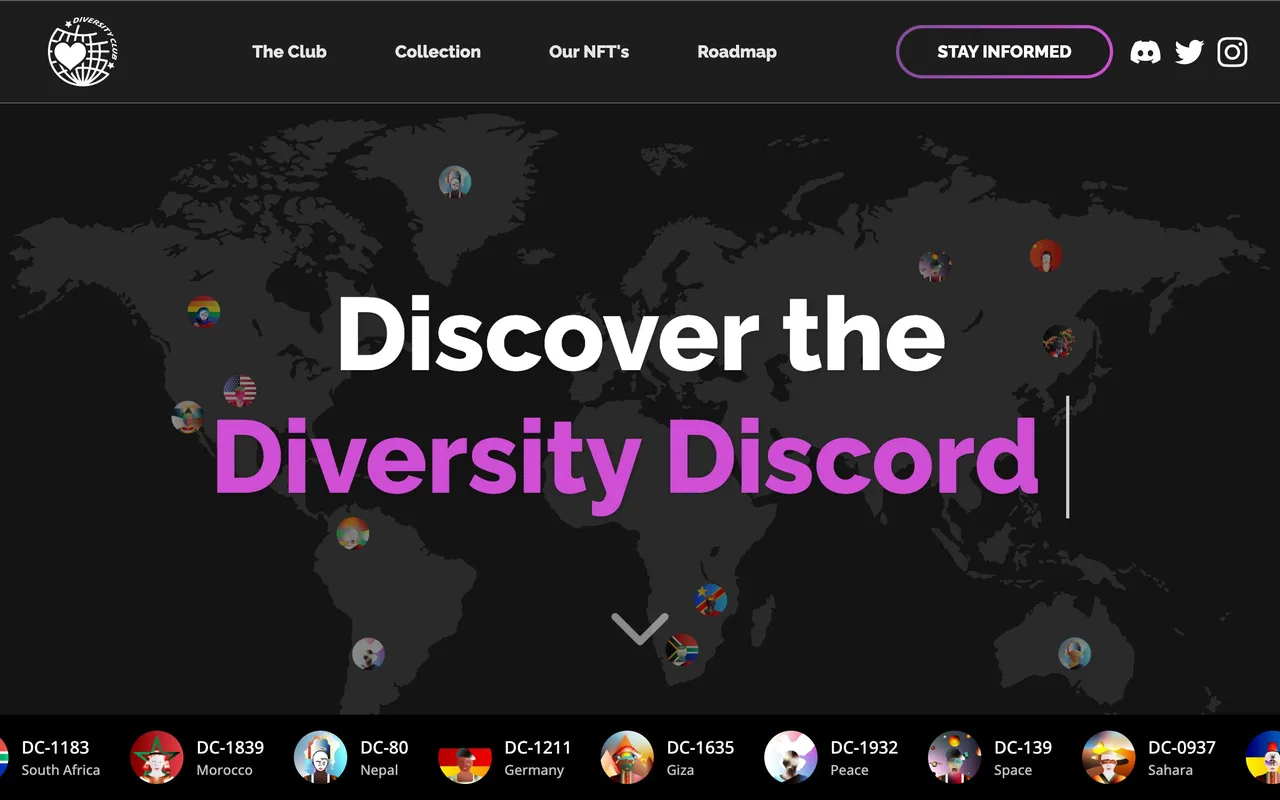 Diversity Club – NFT Platform